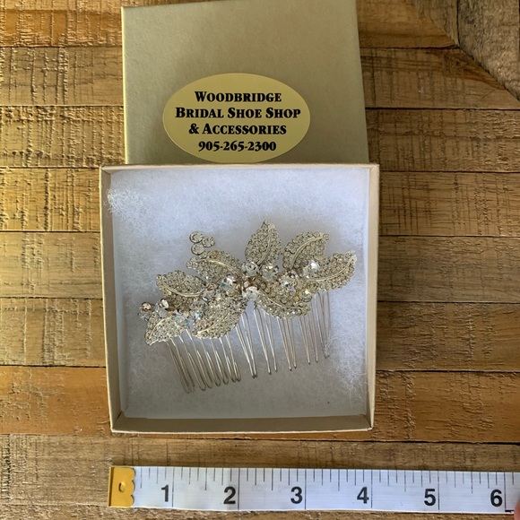 🍁Autumn inspired Swarovski Custom Wedding Hair Comb - Picture 4 of 5